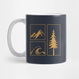 Collected Nature - Golden Version Mug